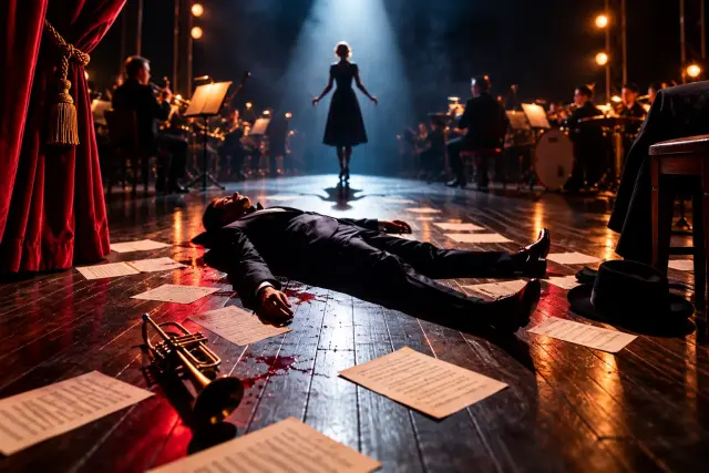 Theatraal mysterie op het podium